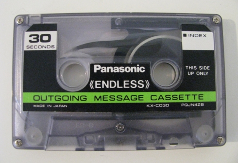 Panasonic 30-second endless outgoing message cassette